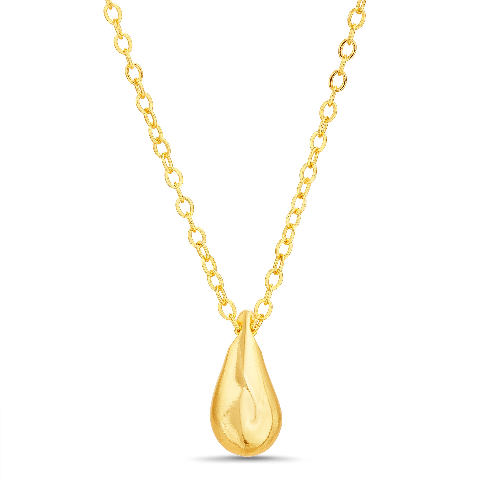 Polished Bean Necklace